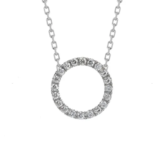 Circle of deals life pendant diamond